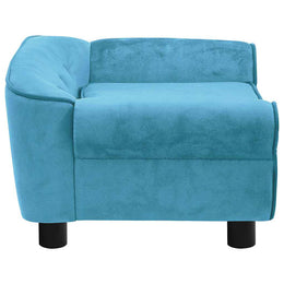 vidaXL Hundesofa Türkis 72x45x30 cm Plüsch