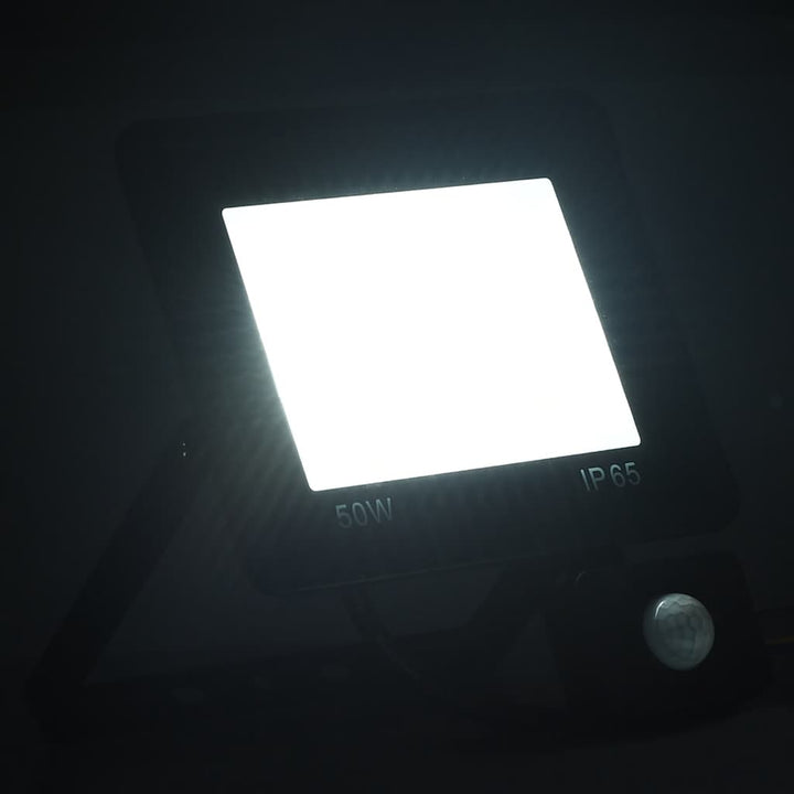 LED-Fluter mit Sensor 50 W Kaltweiß