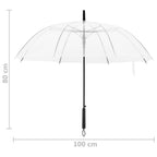Regenschirm Transparent 100 cm