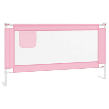 Kleinkind-Bettschutzgitter Rosa 160x25 cm Stoff