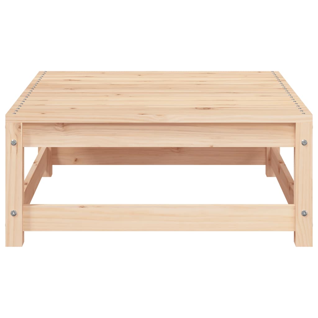 Gartenhocker mit Kissen 2 Stk. Massivholz Kiefer