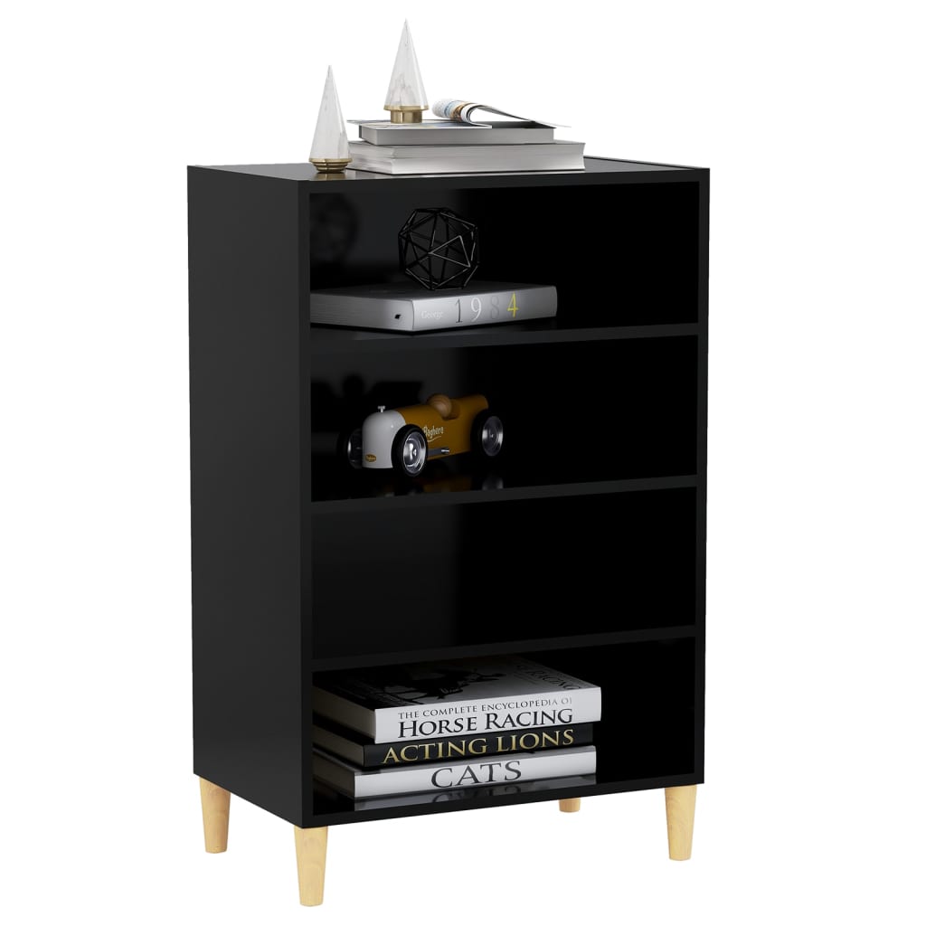 Sideboard Schwarz 57x35x90 cm Holzwerkstoff