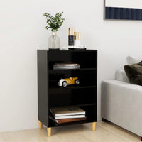 Sideboard Schwarz 57x35x90 cm Holzwerkstoff