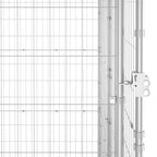 Outdoor-Hundezwinger Verzinkter Stahl 110x220x180 cm