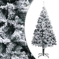 Künstlicher Weihnachtsbaum Beschneit Grün 300 cm PVC