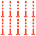 Absperrpfosten 10 Stk. 75 cm PE