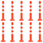 Absperrpfosten 10 Stk. 75 cm PE