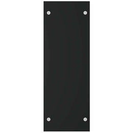 vidaXL Brennholzregal Schwarz 40x35x100 cm Hartglas