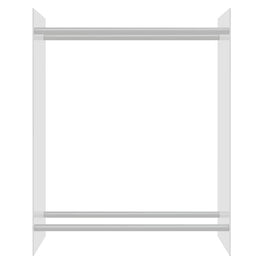 vidaXL Brennholzregal Transparent 80x35x100 cm Hartglas