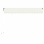 Markise Automatisch Einziehbar 450x300 cm Creme