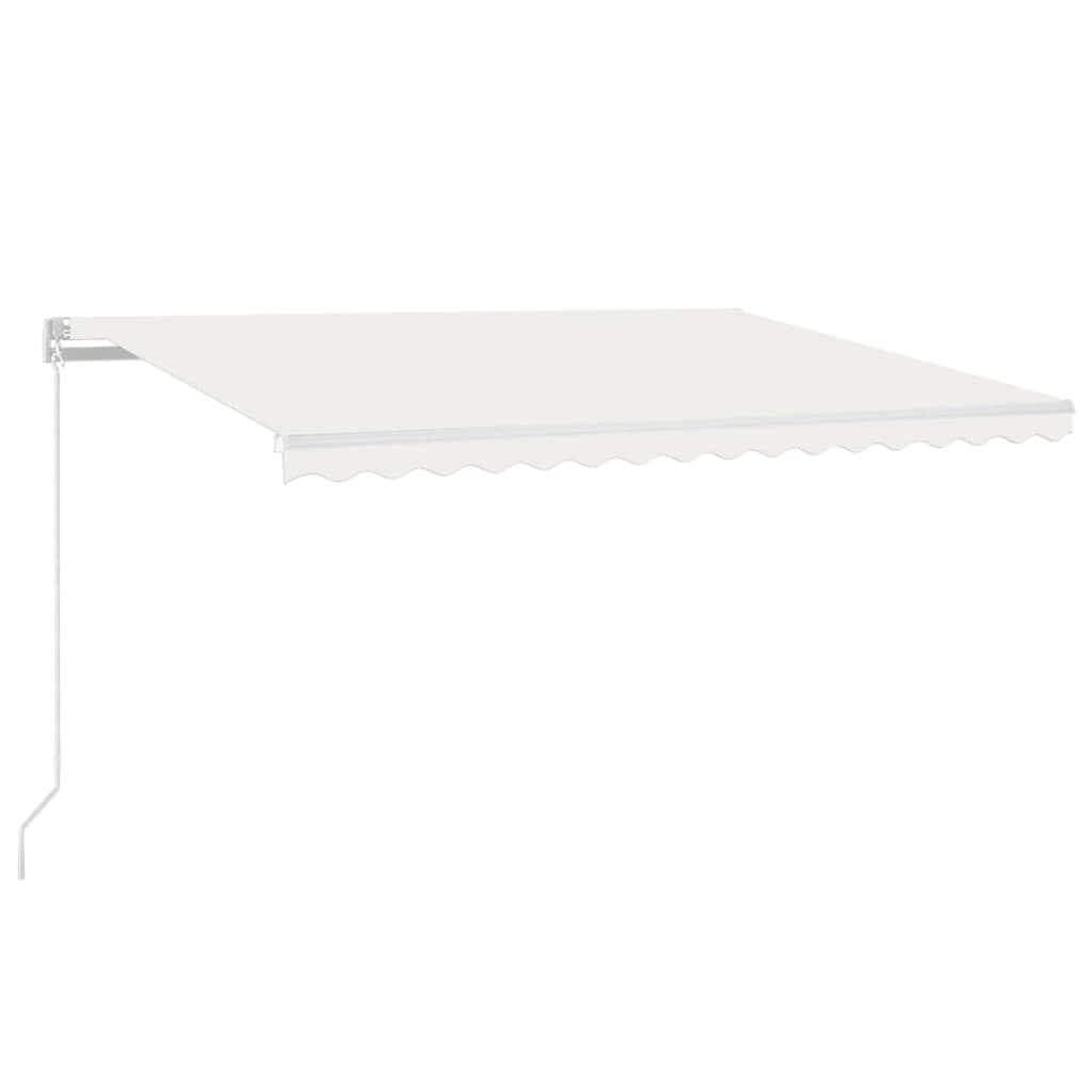 Markise Manuell Einziehbar 450x350 cm Creme