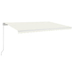Markise Manuell Einziehbar 500x350 cm Creme