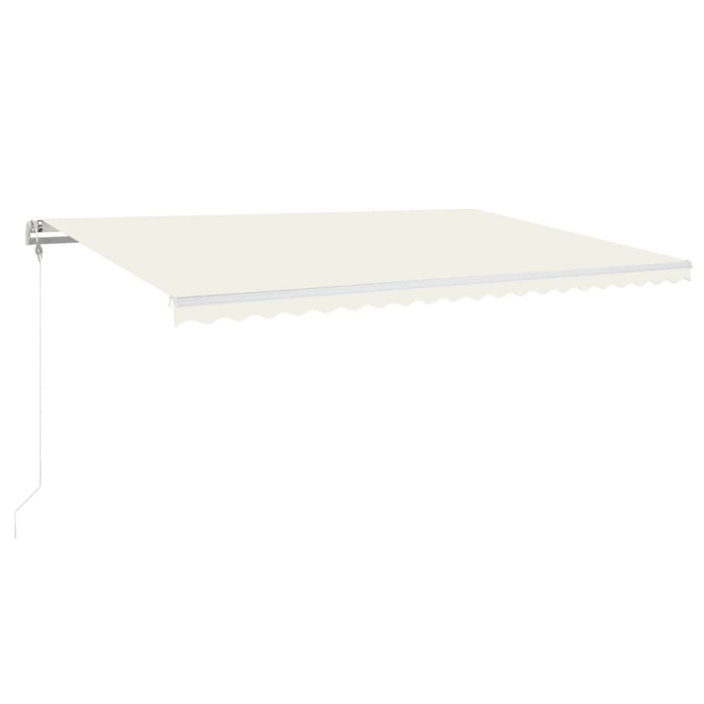 Markise Automatisch Einziehbar 500x350 cm Creme