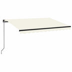 Markise Manuell Einziehbar 350x250 cm Creme