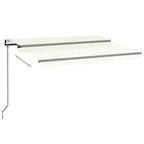 Automatische Markise mit LED & Windsensor 350x250 cm Creme