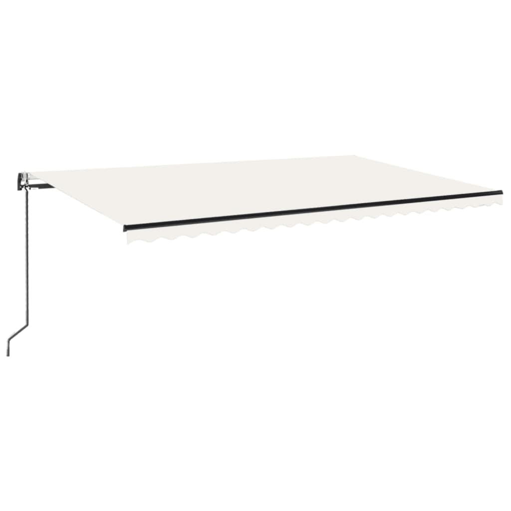 Markise Automatisch Einziehbar 500x300 cm Creme