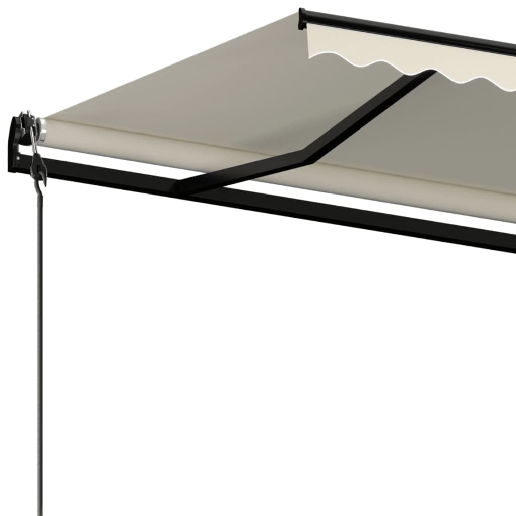 Markise Automatisch Einziehbar 500x300 cm Creme