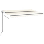 Markise Automatisch Einziehbar 450x350 cm Creme