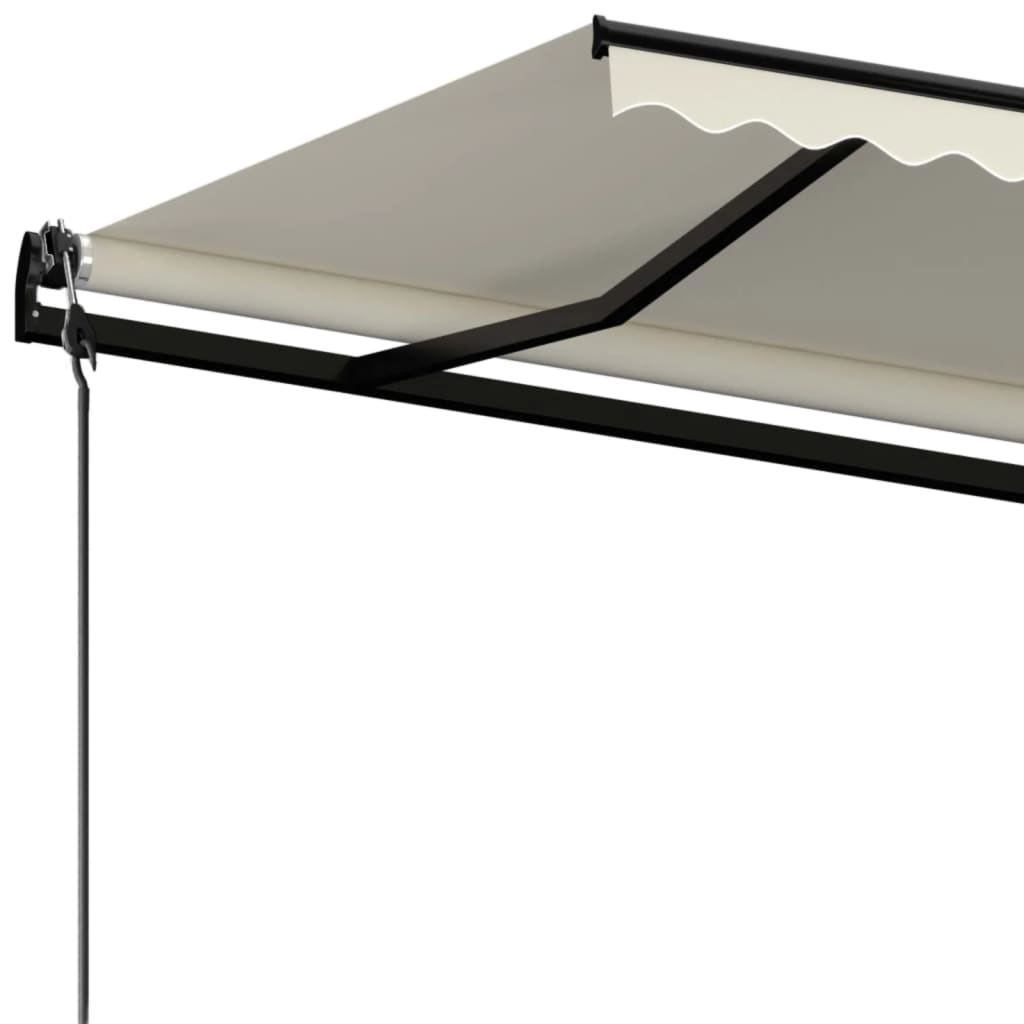 Markise Automatisch Einziehbar 450x350 cm Creme