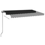 Markise Automatisch Einziehbar 450x350 cm Anthrazit