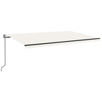 Automatische Markise mit LED & Windsensor 500x350 cm Creme