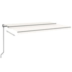 Automatische Markise mit LED & Windsensor 500x350 cm Creme