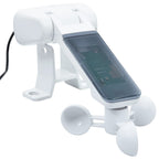Markise Automatisch mit Rollo LED Windsensor 4x3 m Orange Braun