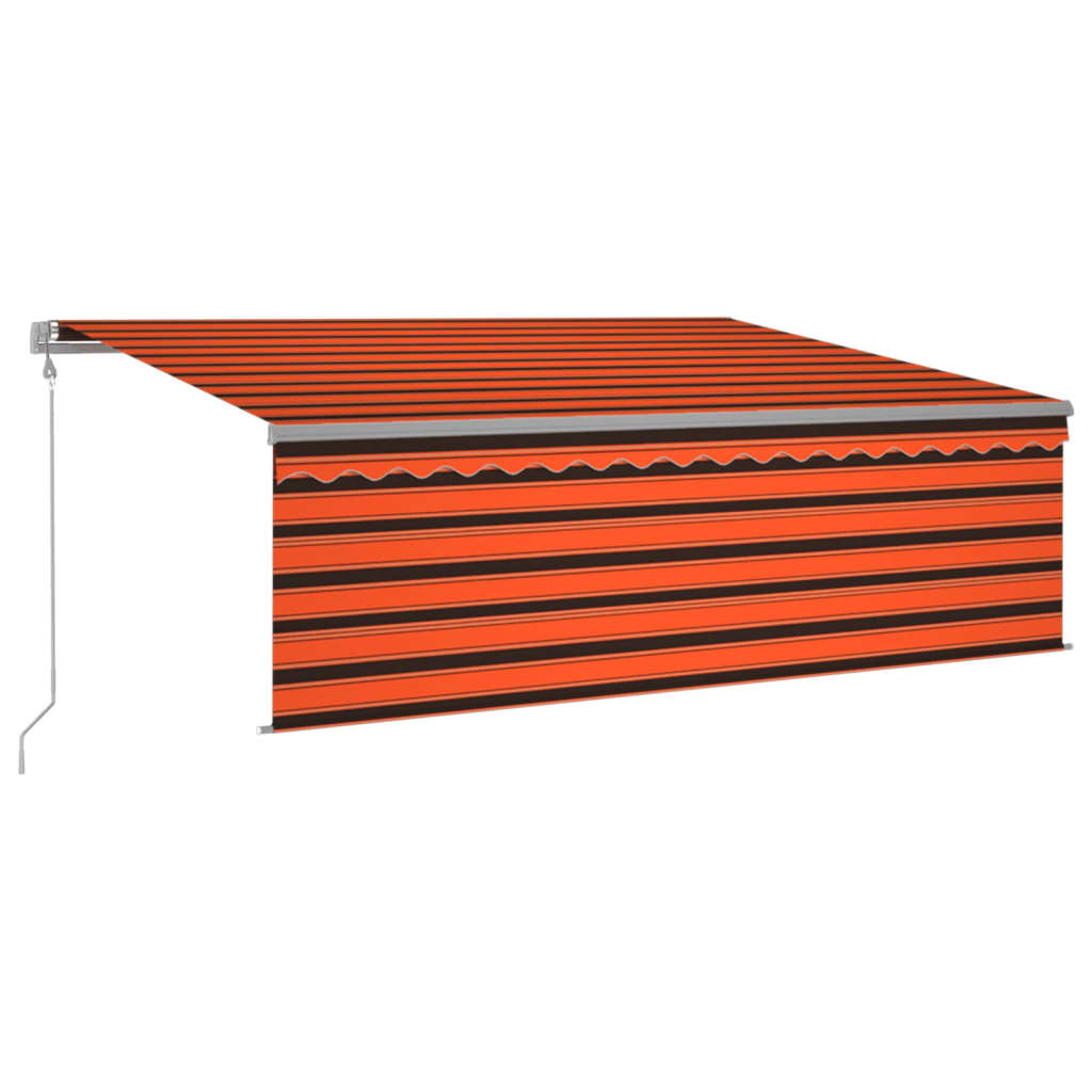 Markise Automatisch mit Rollo LED Windsensor 4,5x3m
