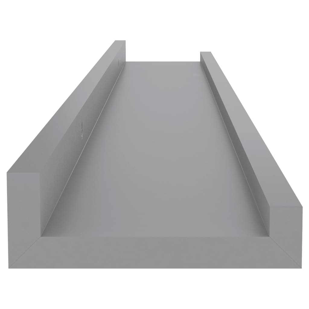 Wandregale 4 Stk. Grau 60x9x3 cm