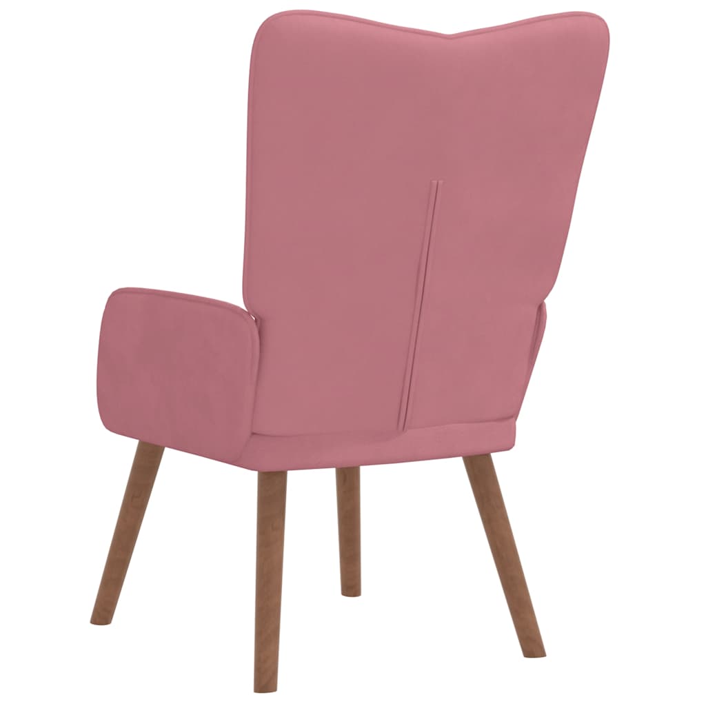 Relaxsessel Rosa Samt