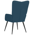Relaxsessel Blau Samt