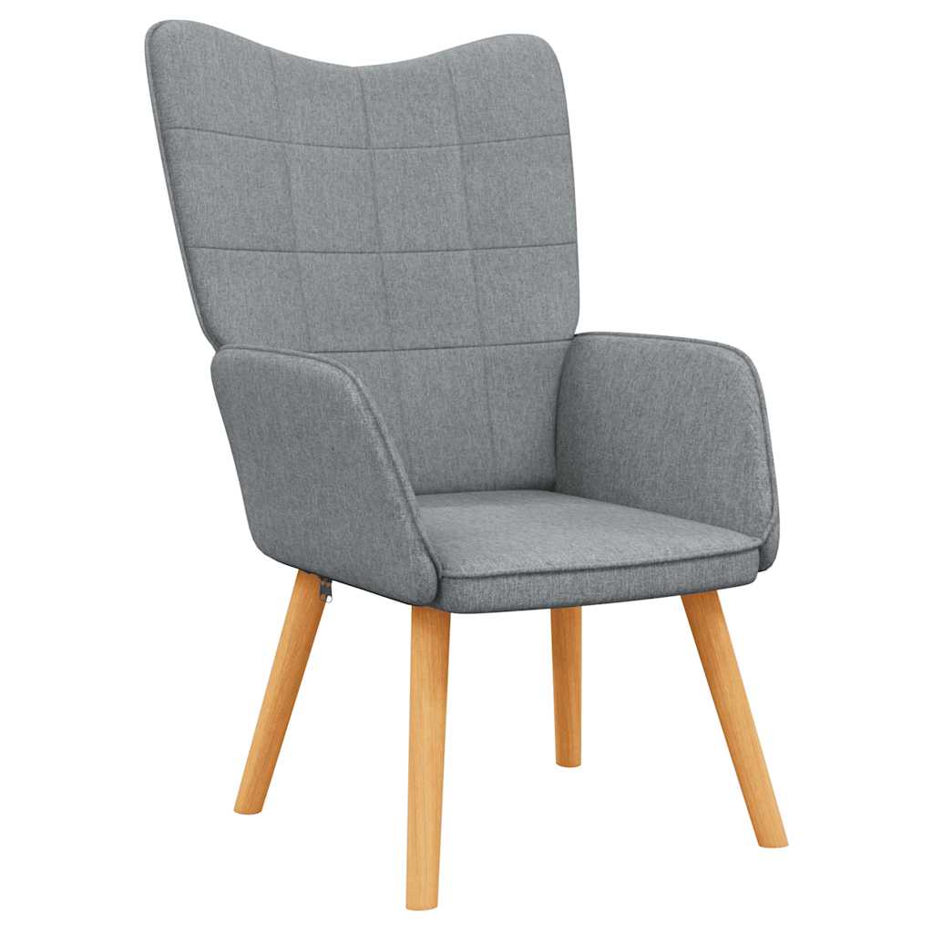Relaxsessel Hellgrau Stoff