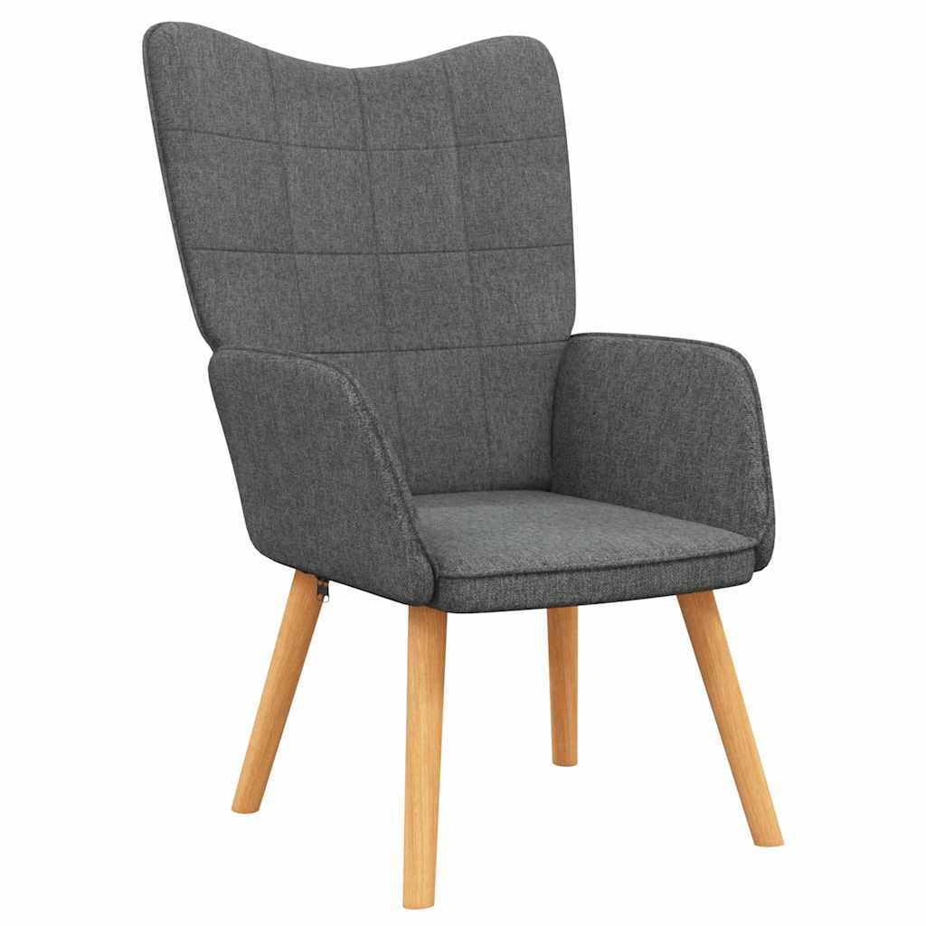 Relaxsessel Dunkelgrau Stoff