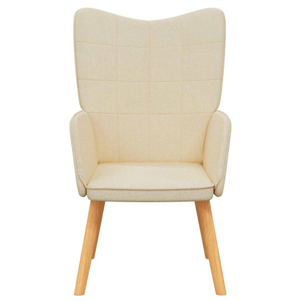 Relaxsessel Creme Stoff