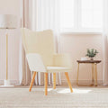 Relaxsessel Creme Stoff