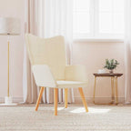 Relaxsessel Creme Stoff