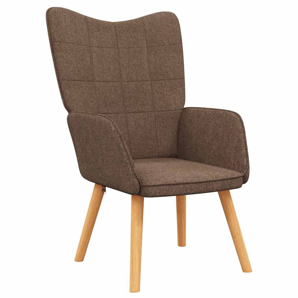 Relaxsessel Braun Stoff