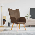 Relaxsessel Braun Stoff