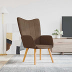Relaxsessel Braun Stoff