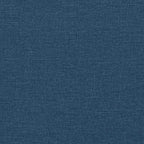 Relaxsessel mit Hocker Blau Stoff
