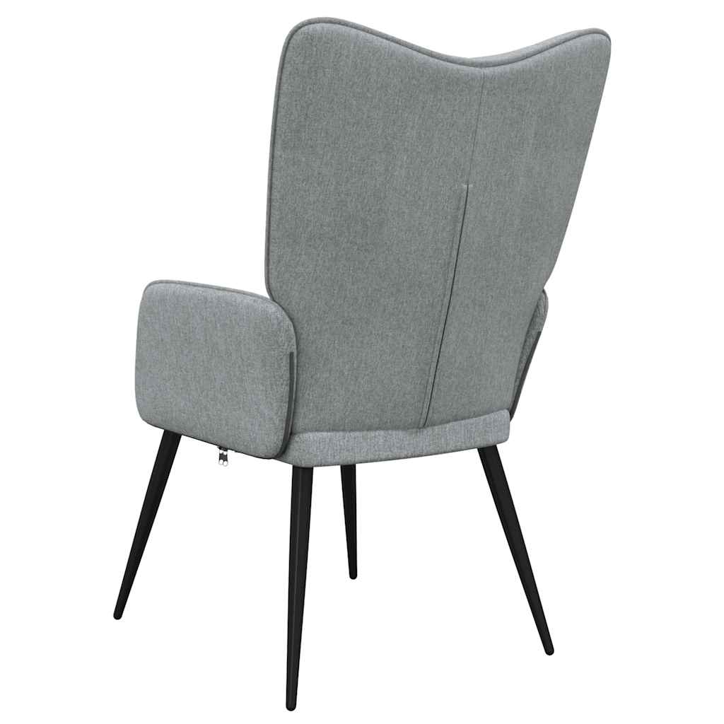 Relaxsessel Hellgrau Stoff