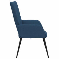 Relaxsessel Blau Stoff