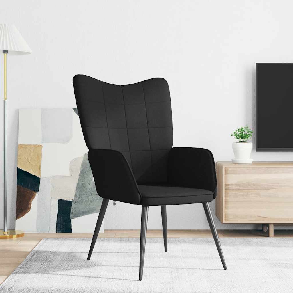 Relaxsessel Schwarz Stoff