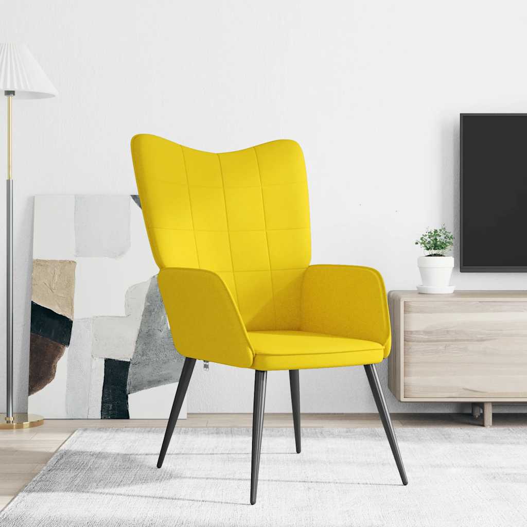Relaxsessel Senfgelb Stoff