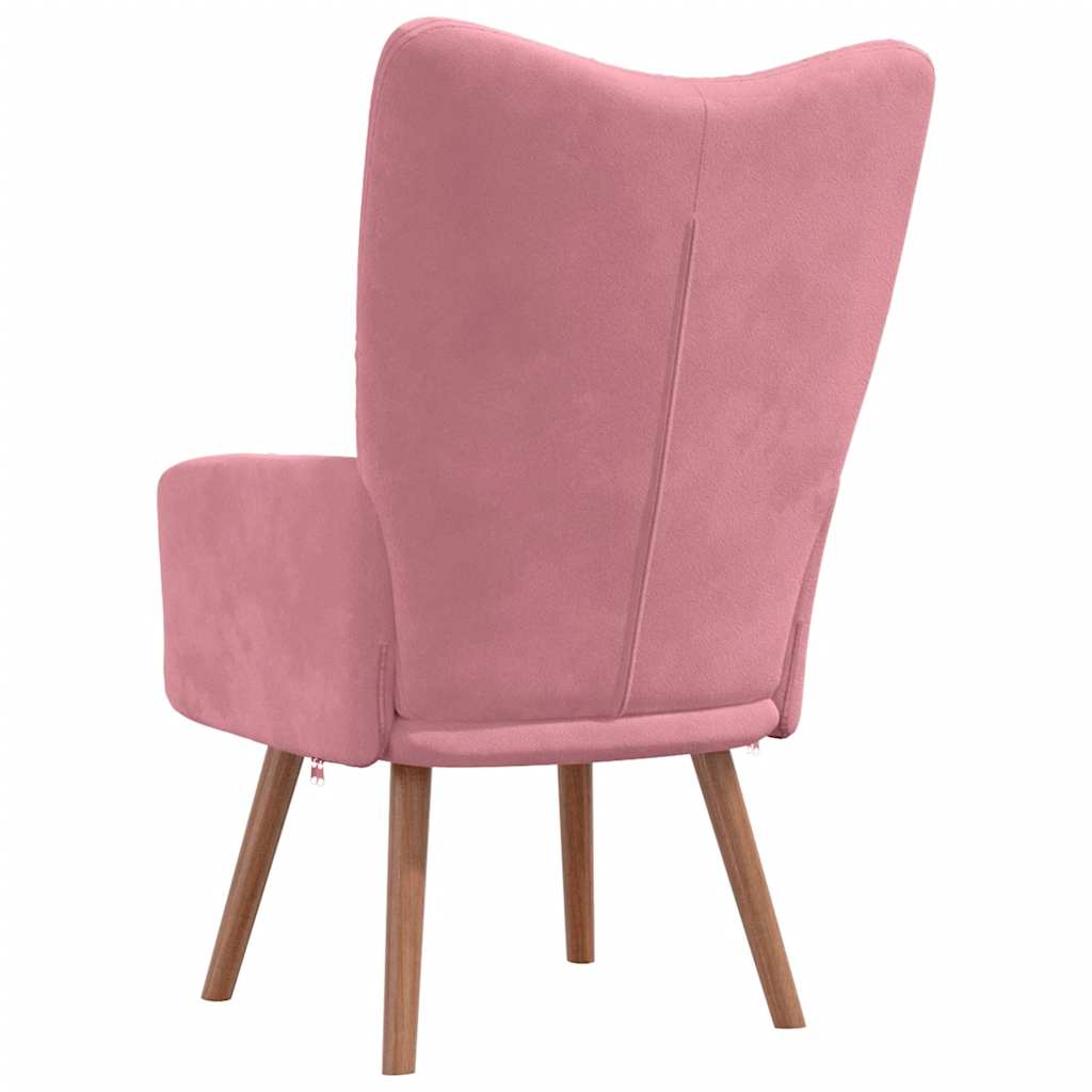 Relaxsessel Rosa Samt