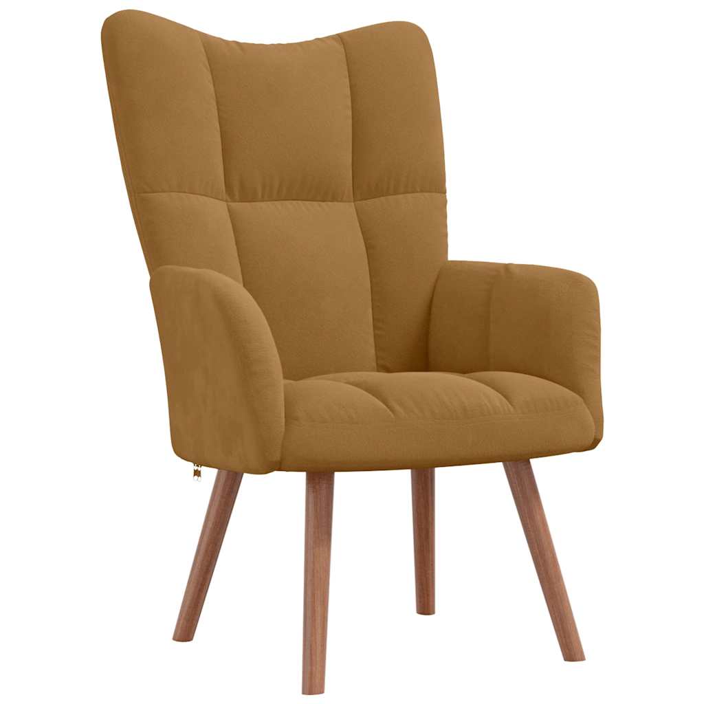 Relaxsessel Braun Samt