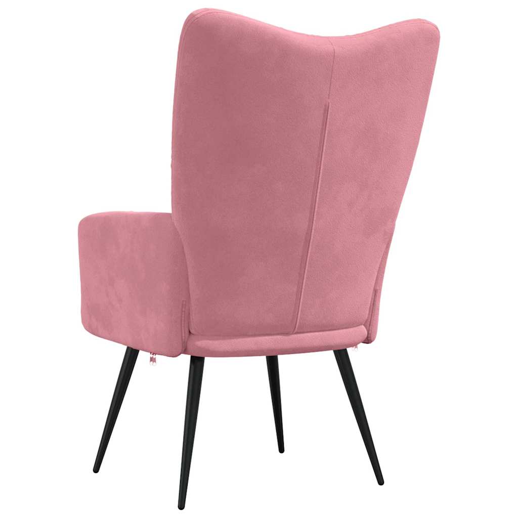 Relaxsessel Rosa Samt