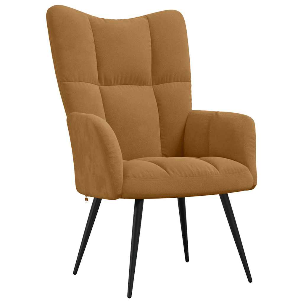 Relaxsessel Braun Samt