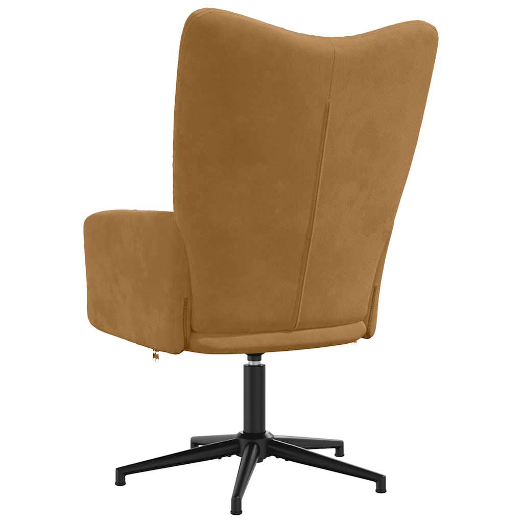 Relaxsessel Braun Samt