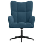 Relaxsessel Blau Samt